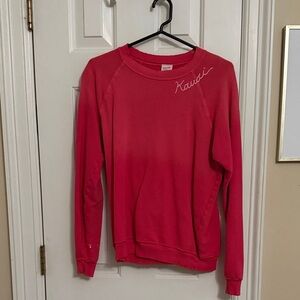 Shipwrecked Kauai Embroidered Sweatshirt | Red - Size Small